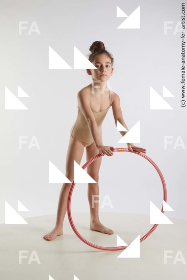 Underwear Woman White Standing poses - ALL Slim long brown Standing poses - simple Standard Photoshoot  Academic