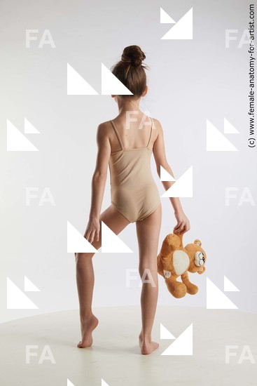 Underwear Woman White Standing poses - ALL Slim long brown Standing poses - simple Standard Photoshoot  Academic