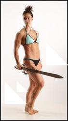 Fighting reference poses of Oxana