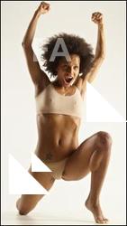 Kneeling reference poses of Holly