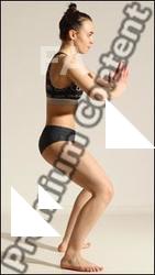 Modern dance poses of Rea