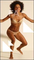 Modern aerobic reference poses of Holly