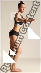 Modern dance poses of Rea