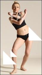 Modern dance reference poses of Anavi