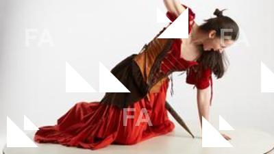 Fighting reference poses Zolzaya