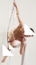 Aerial silk reference poses Tracey