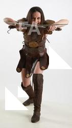 Fighting reference poses Zolzaya