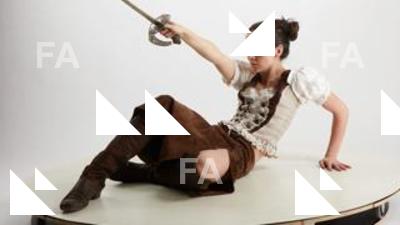 Fighting reference poses Zolzaya