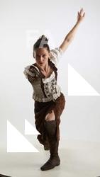 Fighting reference poses Zolzaya