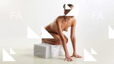 Kneeling reference poses Arina Shy