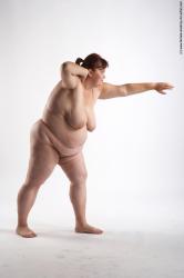 Nude Woman White Standing poses - ALL Overweight short colored Standing poses - simple Pinup