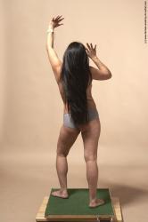 Nude Woman Multiracial Standing poses - ALL Slim long black Standing poses - simple Standard Photoshoot Pinup