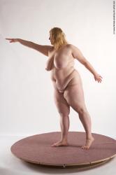 Nude Woman White Standing poses - ALL Overweight long blond Standing poses - simple Pinup