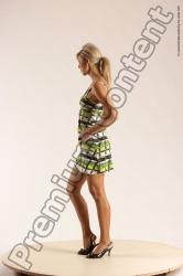 Casual Woman White Standing poses - ALL Slim long blond Standing poses - simple Multi angle poses Academic