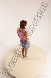 Casual Woman White Standing poses - ALL Slim medium brown Standing poses - simple Multi angle poses Academic