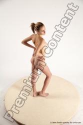 Nude Woman White Standing poses - ALL Slim medium blond Standing poses - simple Multi angle poses Pinup
