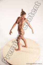 Nude Woman White Standing poses - ALL Slim short blond Standing poses - simple Multi angle poses Pinup