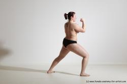 Nude Martial art Woman White Standing poses - ALL Average medium colored Standing poses - simple Dynamic poses Pinup