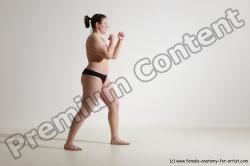Nude Martial art Woman White Standing poses - ALL Average medium colored Standing poses - simple Standard Photoshoot Pinup
