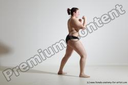 Nude Martial art Woman White Standing poses - ALL Average medium colored Standing poses - simple Standard Photoshoot Pinup