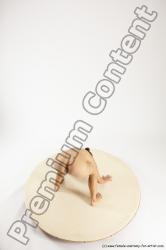 Nude Gymnastic poses Woman White Standing poses - ALL Athletic Standing poses - bend over medium brown Multi angle poses Pinup