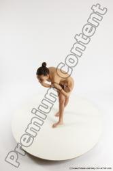 Nude Woman White Standing poses - ALL Slim Standing poses - bend over long brown Multi angle poses Pinup