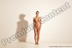Nude Gymnastic poses Woman White Moving poses Athletic medium brown Pinup
