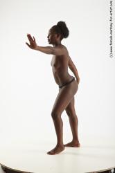 Nude Woman Black Standing poses - ALL Average medium brown Standing poses - simple Standard Photoshoot Pinup