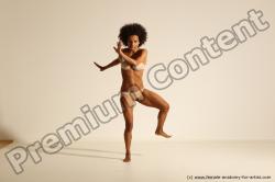 Underwear Gymnastic poses Woman Black Moving poses Athletic long black Dynamic poses Academic