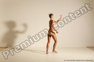 Modern aerobic poses of Kristyna