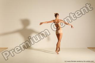 Modern aerobic poses of Kristyna