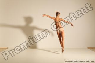 Modern aerobic poses of Kristyna