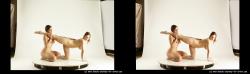 Stereoscopic 3D reference poses of Della&Ellie Springlare