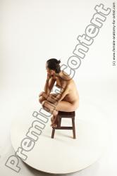 Nude Woman Pregnant Multi angle poses Pinup