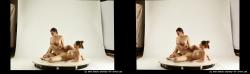 Stereoscopic 3D reference poses of Della&Ellie Springlare