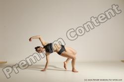 Modern dance poses of Rea