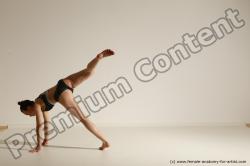 Modern dance poses of Rea
