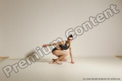 Modern dance poses of Rea