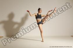 Modern dance poses of Rea