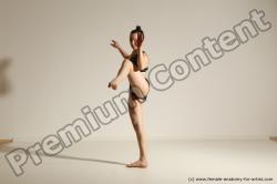 Modern dance poses of Rea