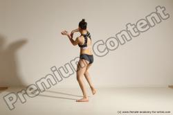 Modern dance poses of Rea