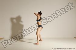 Modern dance poses of Rea