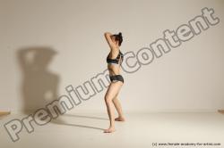 Modern dance poses of Rea
