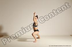 Modern dance poses of Rea
