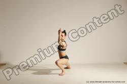 Modern dance poses of Rea