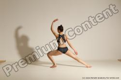 Modern dance poses of Rea
