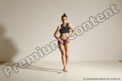 Modern dance poses of Rea