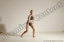 Modern dance poses of Rea