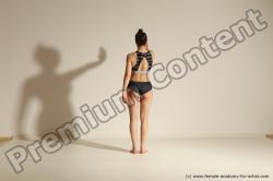 Modern dance poses of Rea