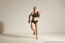 Modern dance poses of Rea